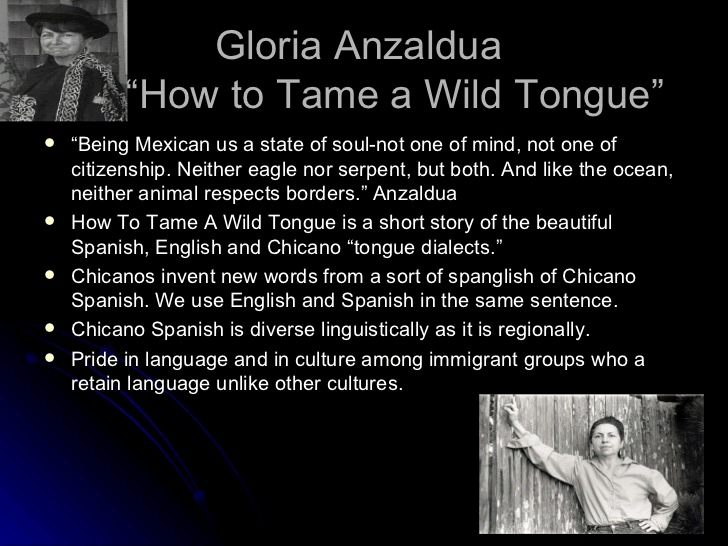 How to tame a wild tongue analysis